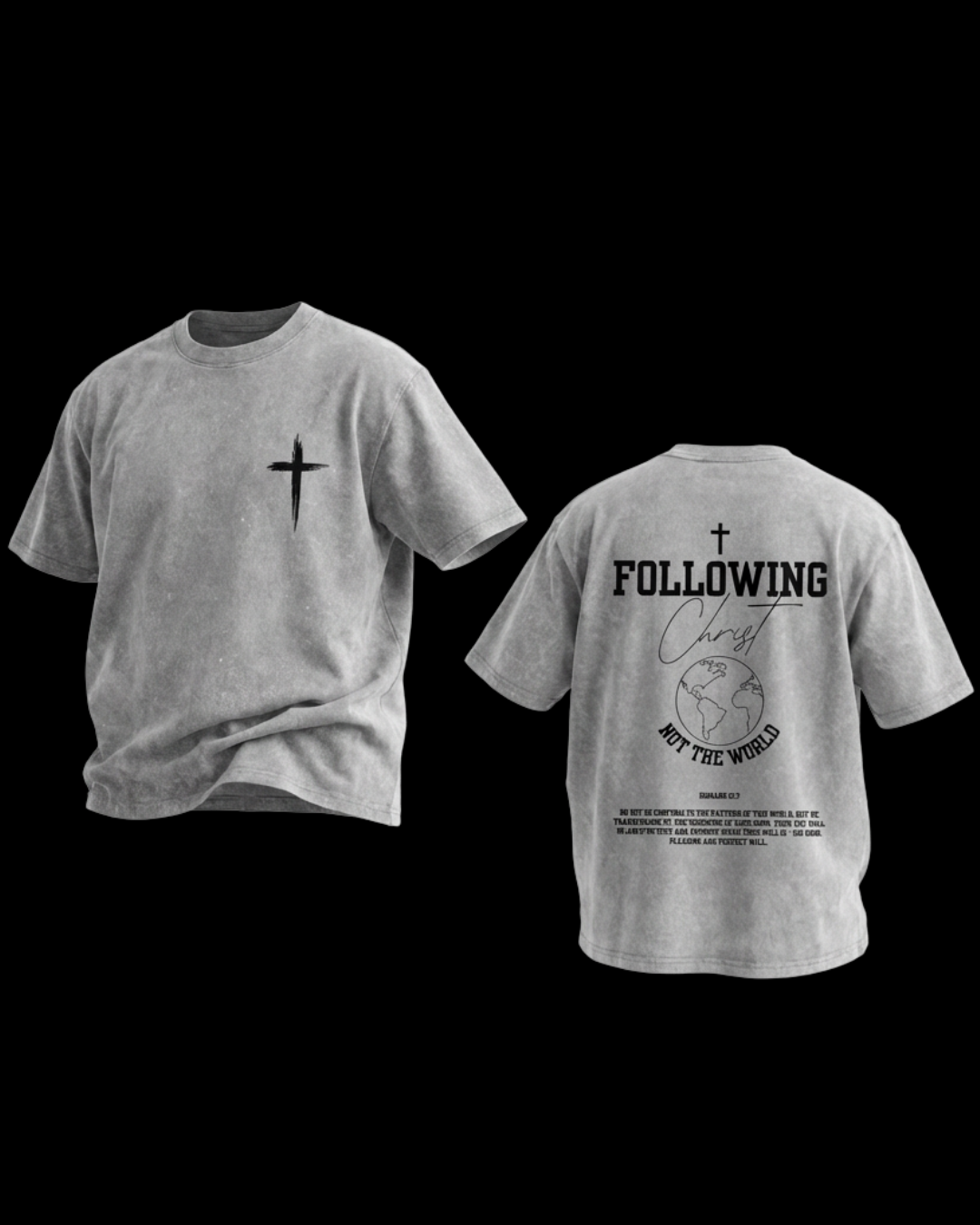 FOLLOWING CHRIST NOT THE WORLD