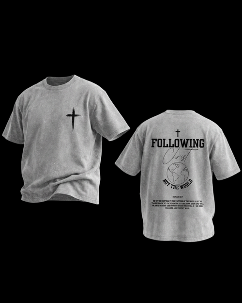 FOLLOWING CHRIST NOT THE WORLD